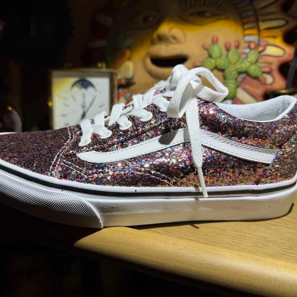 Vans Old Skool Chunky Glitter Sneakers - Picture 2 of 5